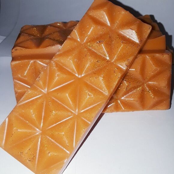 HAND Crafted Pumpkin Spiked waxmelt glitter bar 1pc buy1 get 2 free mix n match - Picture 5 of 8
